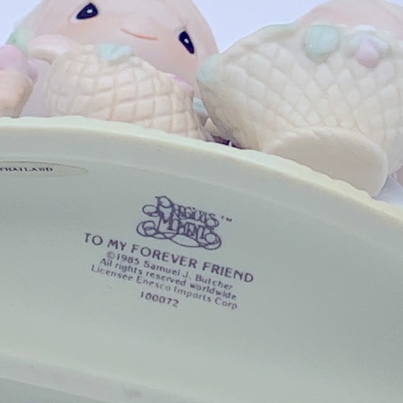 PRECIOUS MOMENTS TO MY FOREVER FRIEND PORCELAIN FIGURINE - Picture 3 of 3